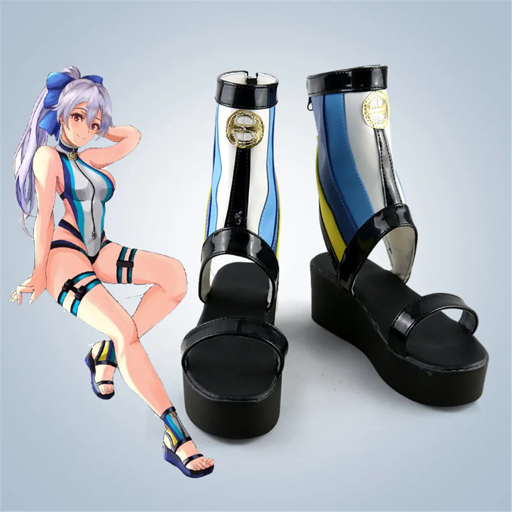 

FGO Fate/Grand Order Tomoe Gozen Archer Inferno Boots Cosplay Shoes Game Anime Carnival Party Halloween RainbowCos0 W1318