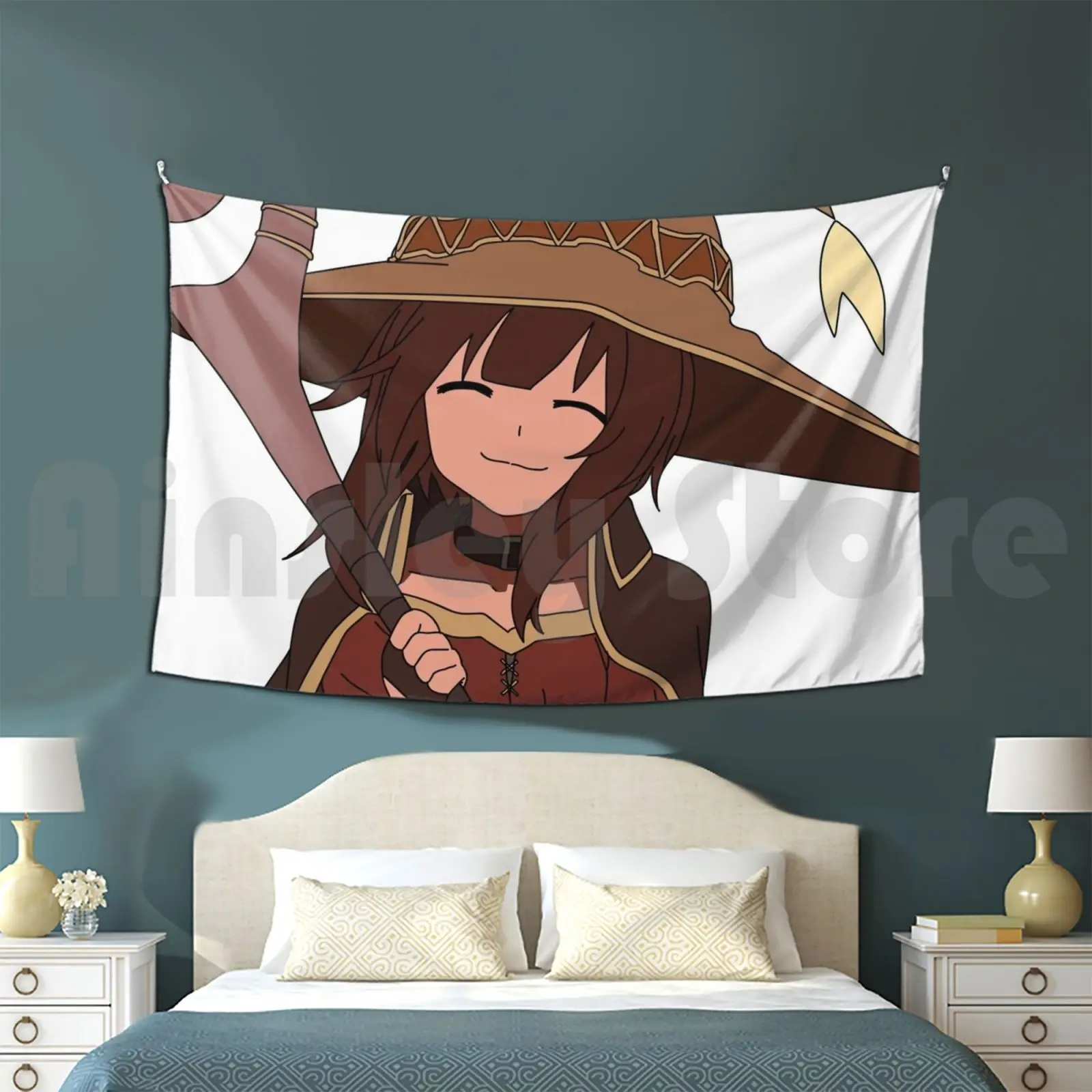 Megumin Customized Tapestry Anime Hunter X Hunter Hunter Hunter Graphic Design Cute Little Boy Gon