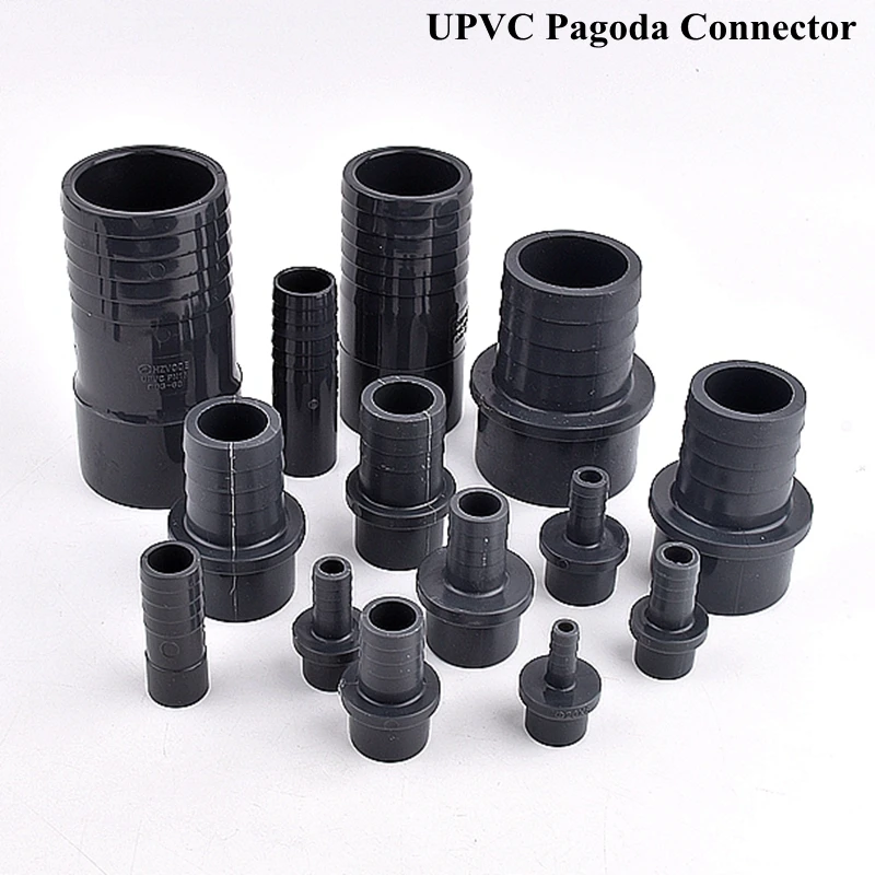 O.D 32/40/50/63-16 ~ 60mm UPVC Pagoda złącze nawadnianie ogrodu System fajka wodna wspólne armatura akwarium złączka do węża