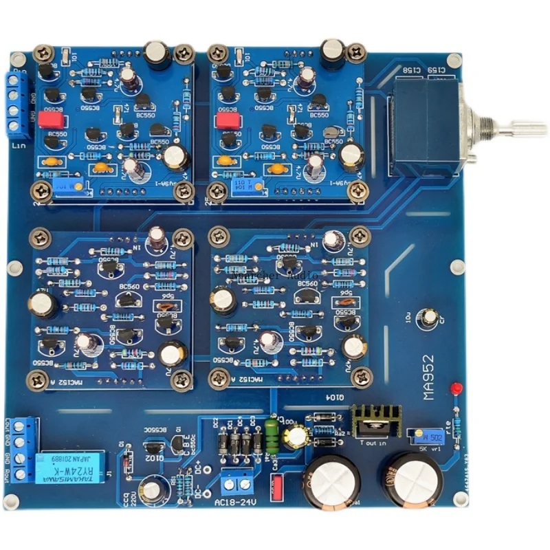 Fully Discrete HiFi Class A Amplifier Finished Board