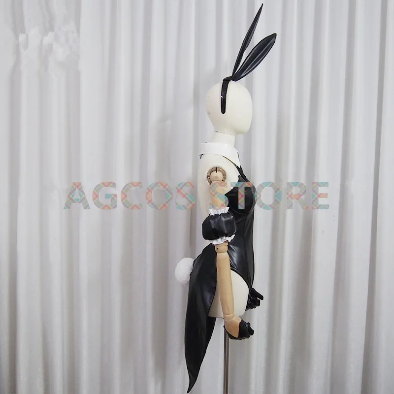 AGCOS Custom Size Honkai Impact 3 Raiden Mei Bunny Girl Cosplay Costume Woman Sexy Cosplay