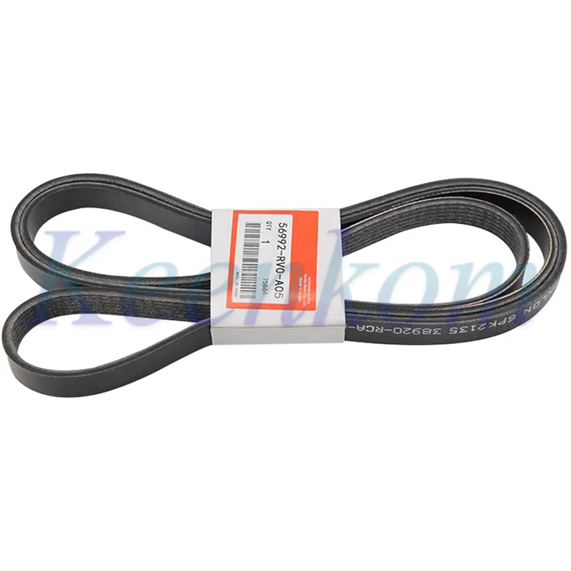 56992-RV0-A05 56992RV0A05 Serpentine Drive Belt For Honda Odyssey Accord Ridgeline Pilot Acura MDX TL RL