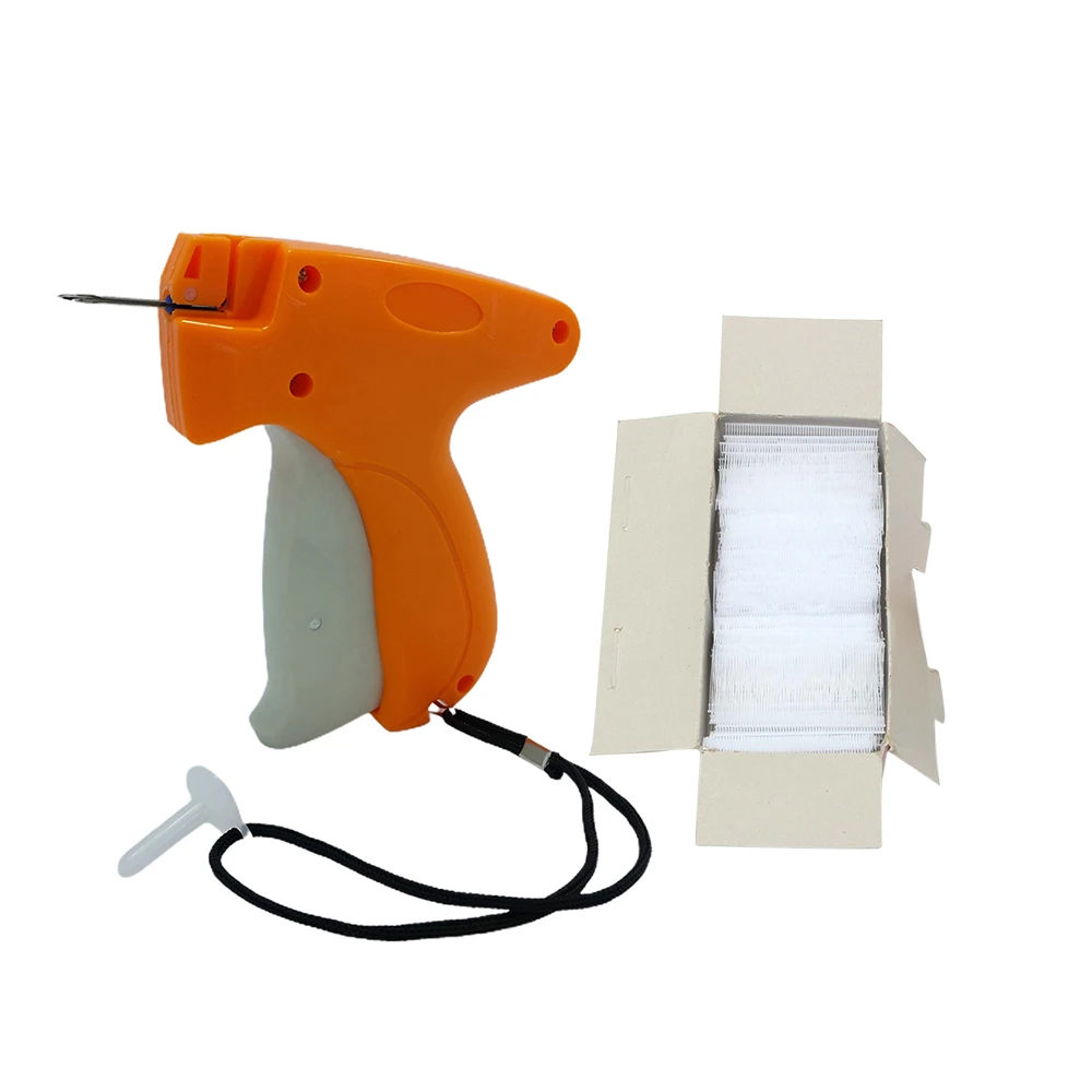 Clothing Price Tags Gun Machine With 5000 Price Tagging Barbs Orange Towel Tag Marking Machine Applicator Price List