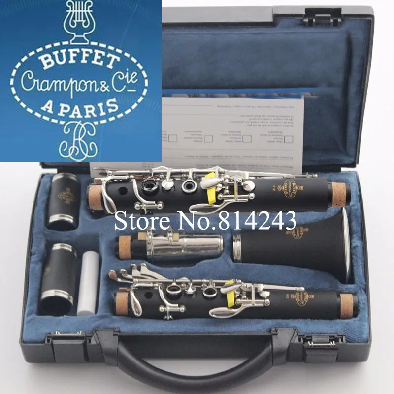 

Buffet Crampon&Cie A PARIS B12 17 Key Bb Tune Bakelite Clarinet Playing Musical Instruments Clarinet with Accessories