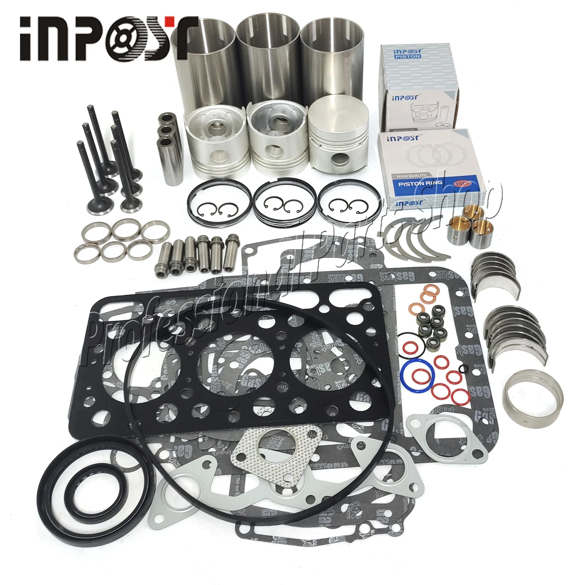 

D1101 Overhaul Rebuild Kit for Kubota DH1101 Engine L245 L245DT L245C L2000 Tractor