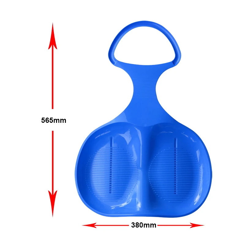 Durável Plástico Esportes de Inverno Neve Trenó Skiing Board, Areia Ao Ar Livre Grama Trenó Slider para Adultos e Crianças