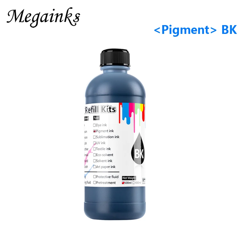 Imagem -06 - Tinta Pigmento para Epson sc T3000 T5000 T7000 T3200 T5200 T7200 T3270 T5270 T7270 T3270d T5270d T7270d T3070 T5070 T7070 5pc 500ml de