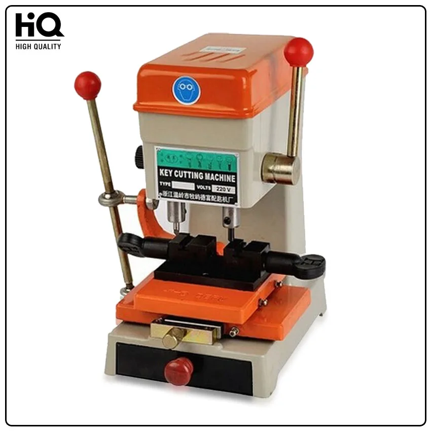 368A Car Key Cutting Copy Duplicating Machine Vertical Key Cutter Machine Car Door Key Drill Maker Locksmiths Tools Supply 220V