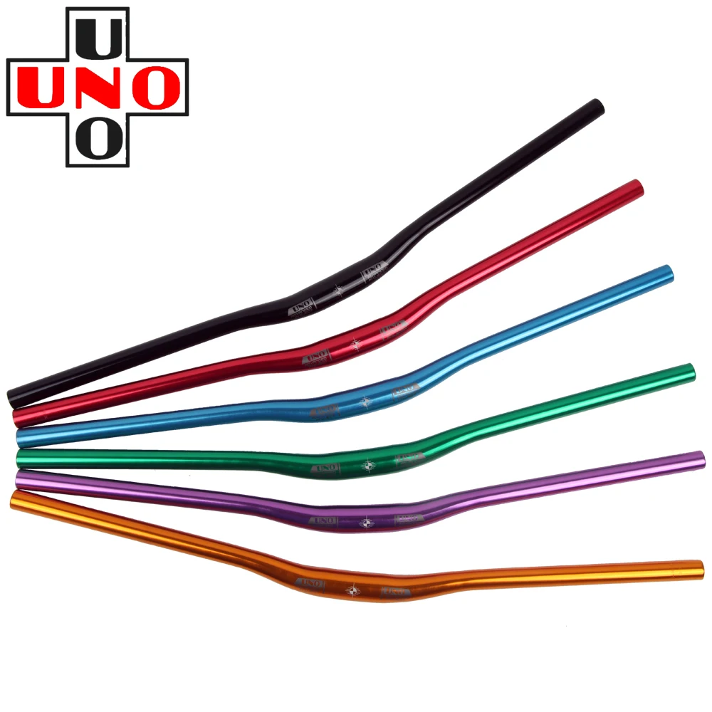 UNO Bicycle Ultra Light Color  Handlebars 31.8 Caliber Bright 740 / 780mm Mountain Bicyle Handle Horizontal Modification