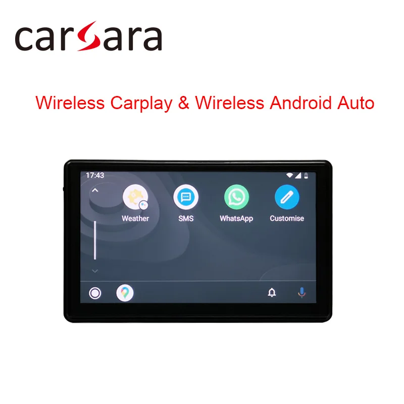 

Portable Wireless Android Auto CarPlay Monitor AirPlay Fo Toyoto Honda Nissan SEAT SKODA Car Bus SUV Pickup Taxi Truck Lorry Van