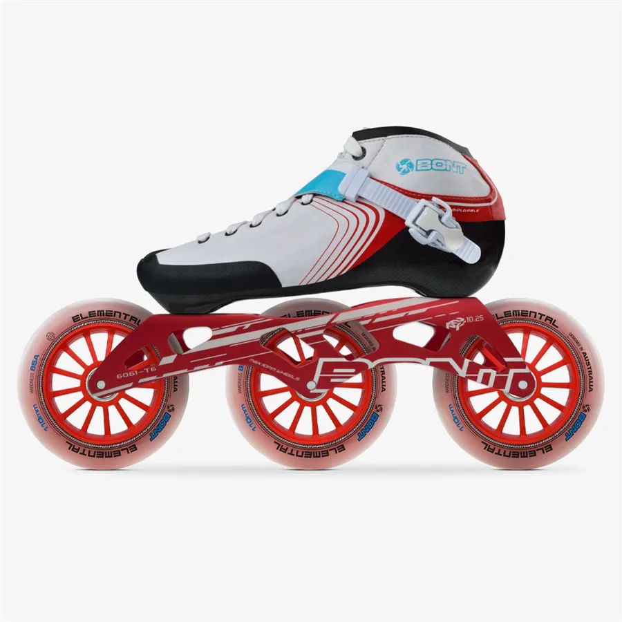 2020 Original Bont Dart Speed Inline Skates Heatmoldable CarbonFiber Boot 100/110mm Elemental Wheels Skating Patines