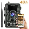 라이브 방송 앱 제어 4G 야생 동물 사냥 트레일 카메라 감시, 무선 야외 HC801PRO 사진 트랩, 36MP 4K (30fps) 2