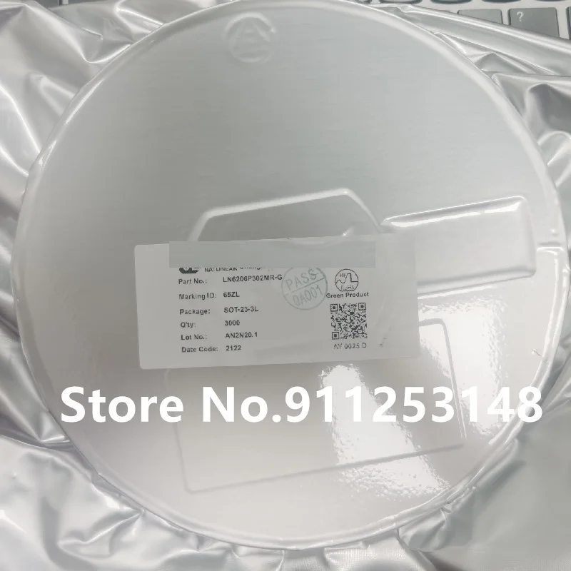 

50pcs/100pcs/200pcs/500pcs/lot LN6206P302MR-G SOT23