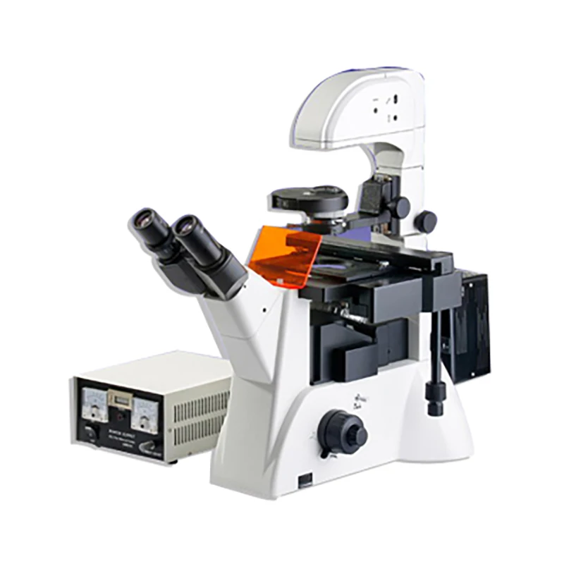 TT Scientific Research Grade Trinocular Inverted Fluorescence Biological Microscope Petri Dish Living Cell Microbial Medicine