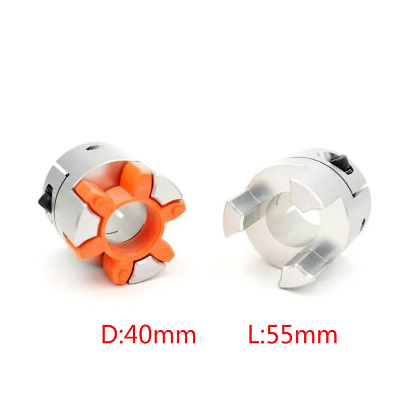 1pcs D40L55 XB Coupler 8/10/12/14/15/16/18/19/20 mm Flexible Plum Shaft Coupling CNC Stepper Motor Coupler for ball screw