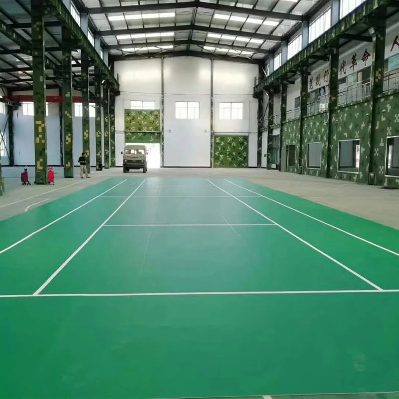 Beable Multi-Purpose Tennis Court Flooring Roll Mat Portable PVC Floor