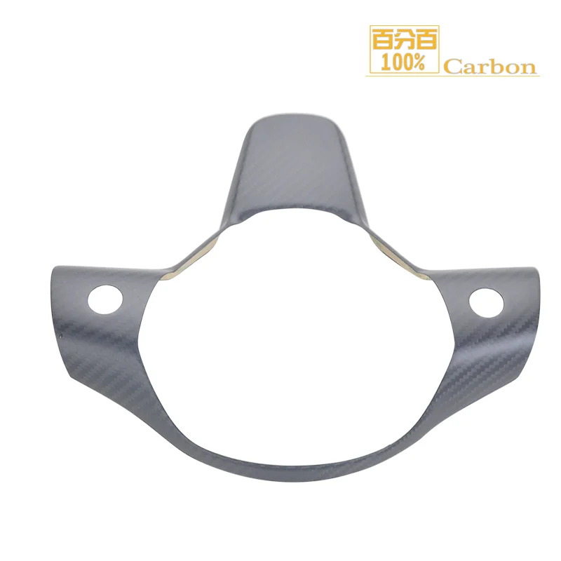 

Matte Carbon Fiber Interior Trim Steering Wheel Panel Cover for Tesla Model 3 Model Y 2017up