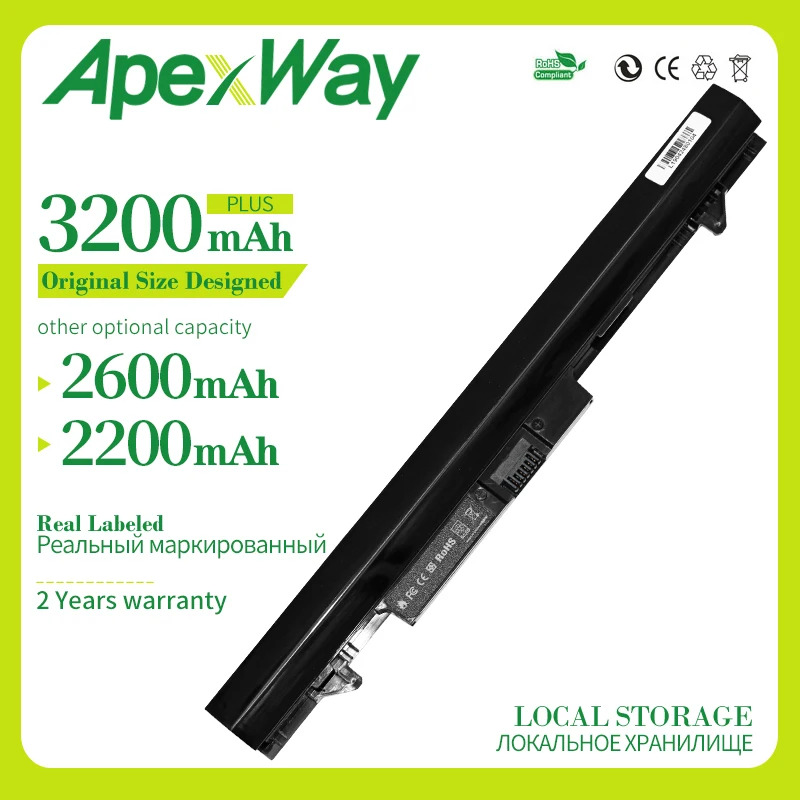 ApexWay 3200mAh 14.8V H6L28AA HSTNN-W01C RA04 HSTNN-IB4L Laptop Battery For HP E5H00PA ProBook H6L28ET 430 G1 430 G2