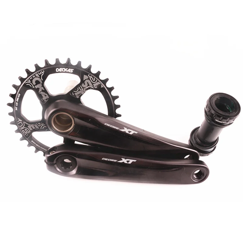 SHIMANO XT M8100 12s MTB Crankset Mountain Bike Bicycle1x12 Speed 170mm175mm Deckas Chainring 32T 34T 36T MT801 Bottom Bracket