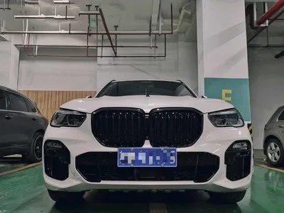 Bmw용 오리지널 품질 2019 + G05 프론트 키드니 그릴, 광택 블랙 레이싱 메쉬 그릴, 비엠더블유 X5 G05 G06 에 적합, 최신 스타일 한 쌍