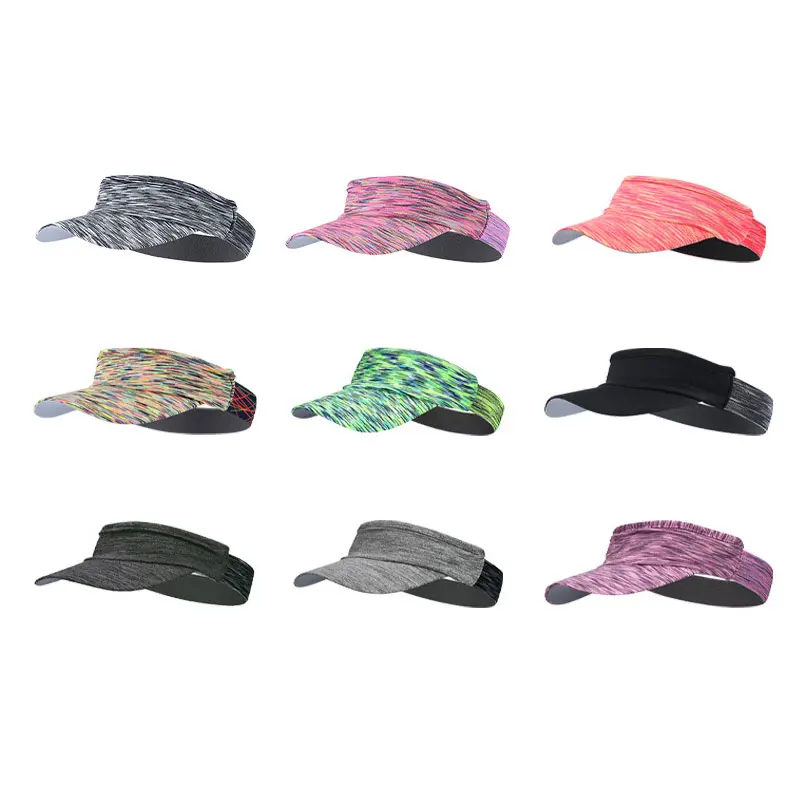 Quick Dry Cap Empty Top Hat Summer Sunscreen Outdoor Sports Hat Anti UV Visor Cap Men Women FOU99