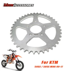 Per KTM Off Road 50SX 50SX MINI 2009-2017 pignoni posteriori pignone catena moto Dirt Pit Bike accessori moto