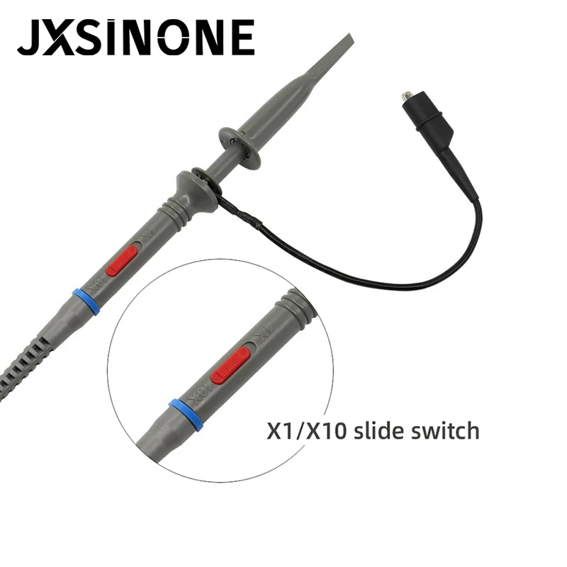 JXSINONE P6100 Oscilloscope Probe Kit DC-100MHz Scope Clip Test Probe 100MHz  X1/X10 For osciloscopio wholesale