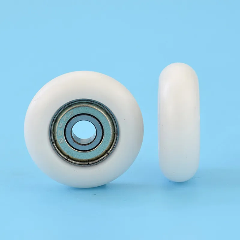 20pcs circular arc plastic coated bearing 626ZZ 6*32*11mm POM nylon pulley roller wheel bore size 6mm diameter 32mm