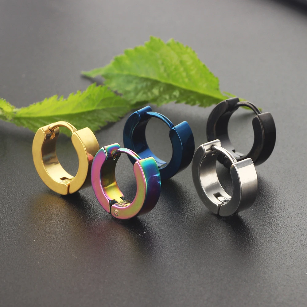 New Fashion Stainless Steel Minimalist Ear Clips For Women Man Without Piercing Ear Ornaments Wedding Earrings Jewelry