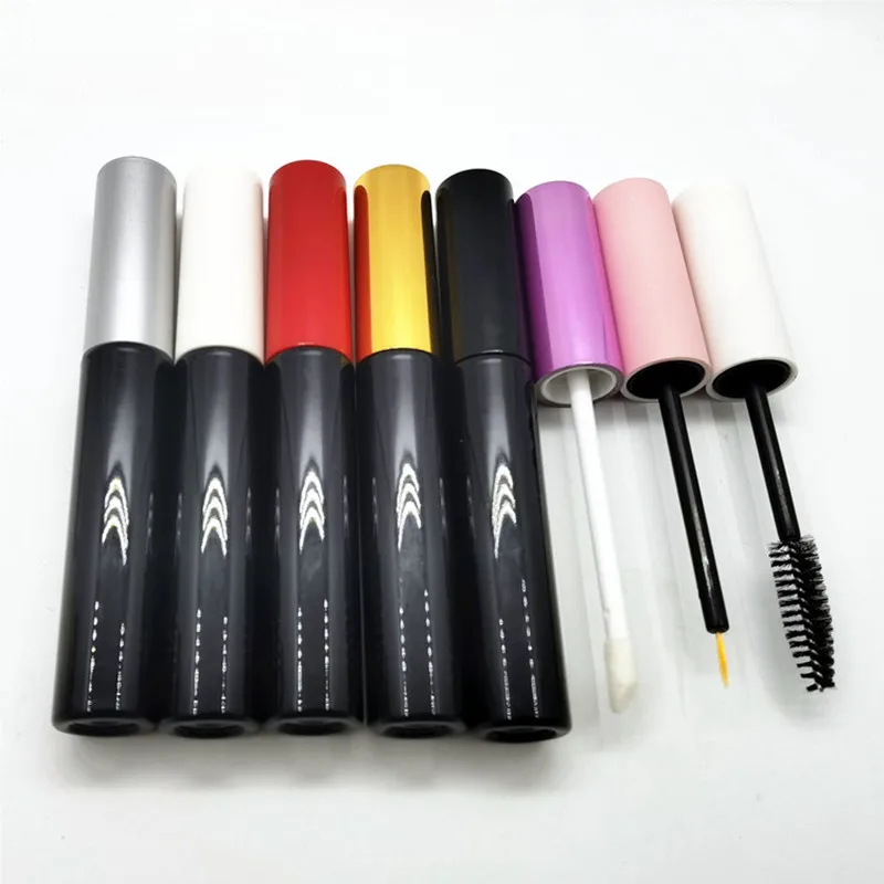 10/30/50pcs 3ml Black Lip Gloss Tubes Plastic Lip Balm Bottle Empty Eyeliner Mascara Cosmetic Container Packing Container