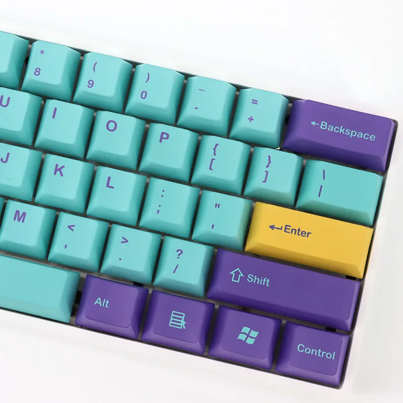 Imagem -02 - Gmk Skeletor Cereja Perfil Pbt Keycaps 130 Teclas Corante-sub Keycaps para Cherry mx Switches Gk61 Gk87 Gmmk Pro Teclado Mecânico