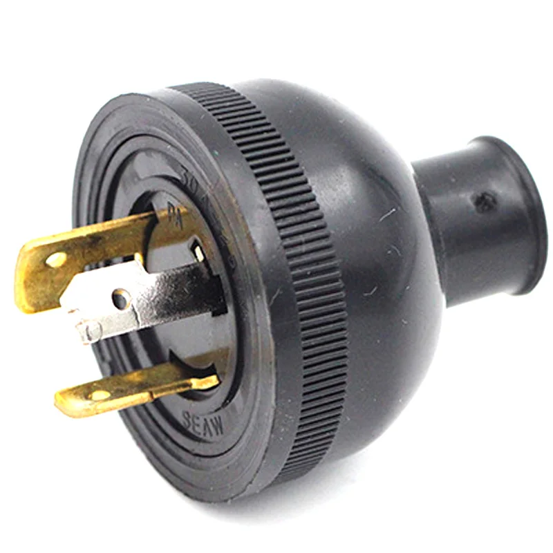 Black 30A American Female Male Wiring Locked Connector US industry Generator Control Panel Nema Power Plug Receptacle Socket