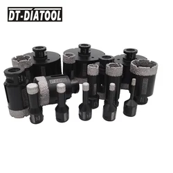 DT-DIATOOL 1pc Diamond Drilling Bits Hole Saw Cutter Dry M14 or 5/8-11 Thread Drill Core Bits for Ceramic Tile  Porcelain