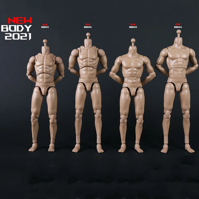 

In Stock COOMODEL MB001 MB002 MB003 MB004 1/6 Scale New Body 2021 239/261mm Super Flexible New Male Solider Body for 1:6 Head