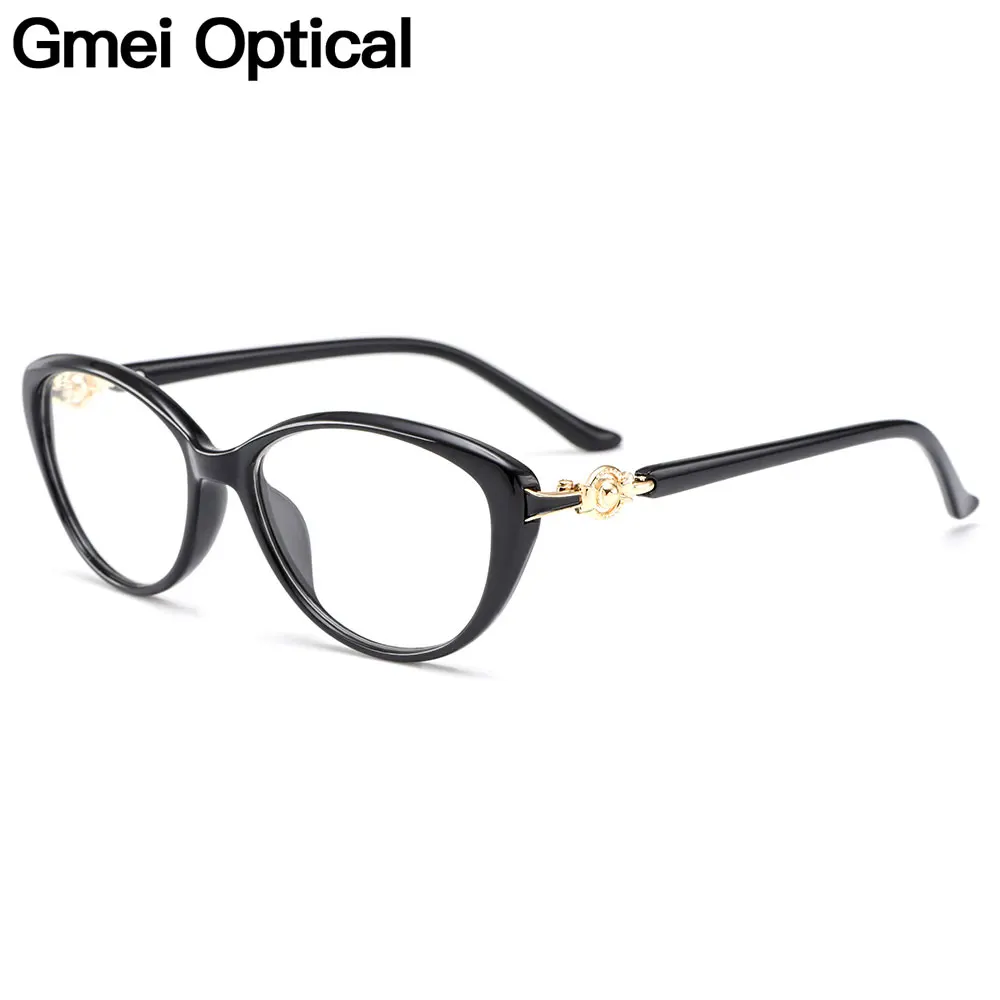 

Gmei Optical Ultralight TR90 Cat Eye Women Optical Glasses Frame Eyeglasses Frames For Women Myopia Hyperopia Spectacles M1537