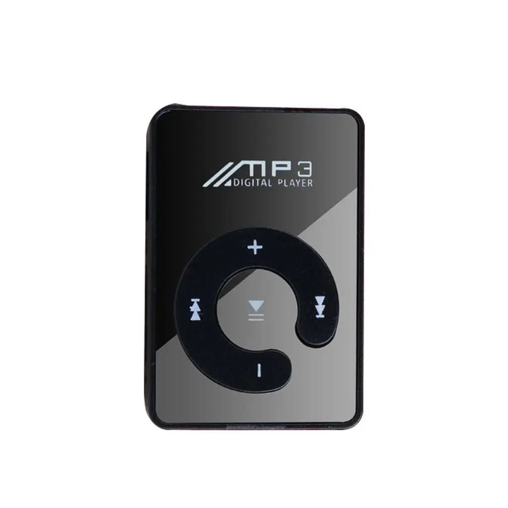 Мини MP3 портативный мини зеркальный MP3-плеер с зажимом музыкальный медиа-плеер Поддержка Micro SD TF-карты Модный Hifi MP3 для спорта на открытом