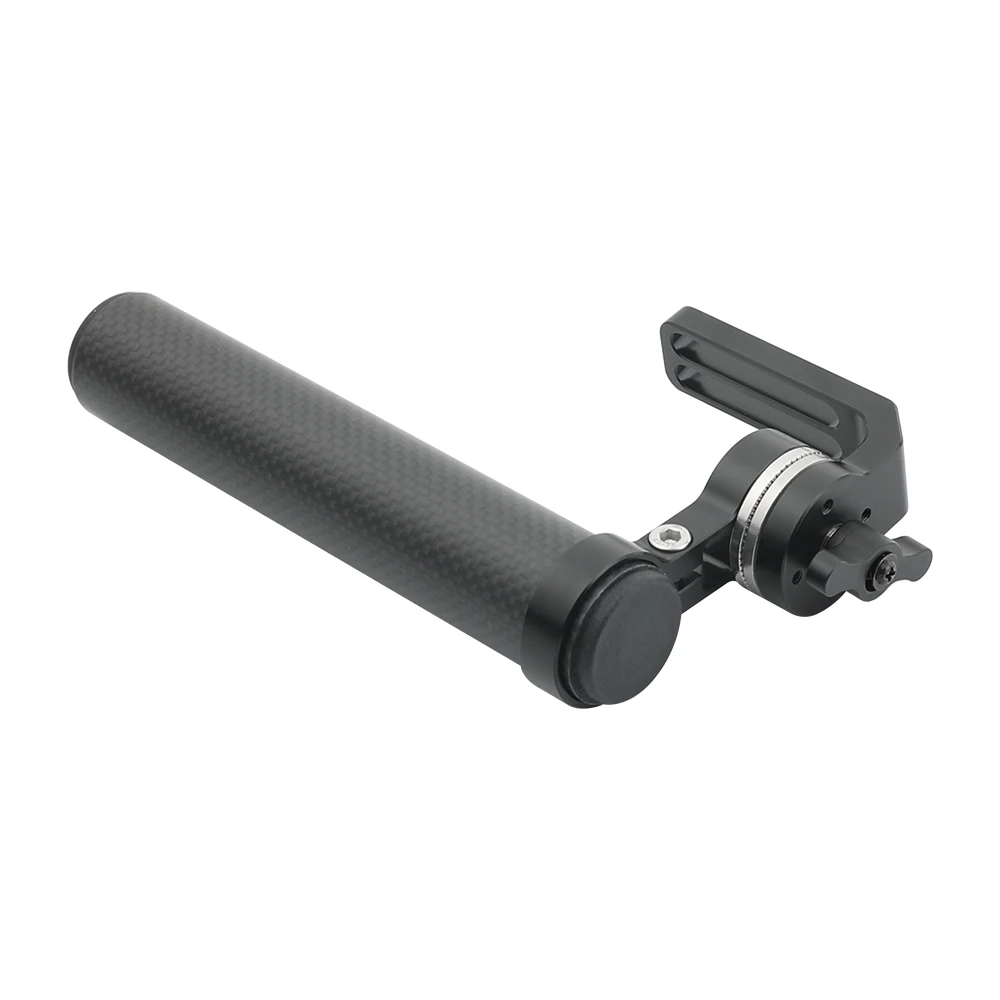 CAMVATE Carbon Fiber Top Griff Grip Mit M6 ARRI Rosette Montieren Sitz & 1/4 "-20 Schrauben Für DSLR kamera Käfig Rig Unterstützung System