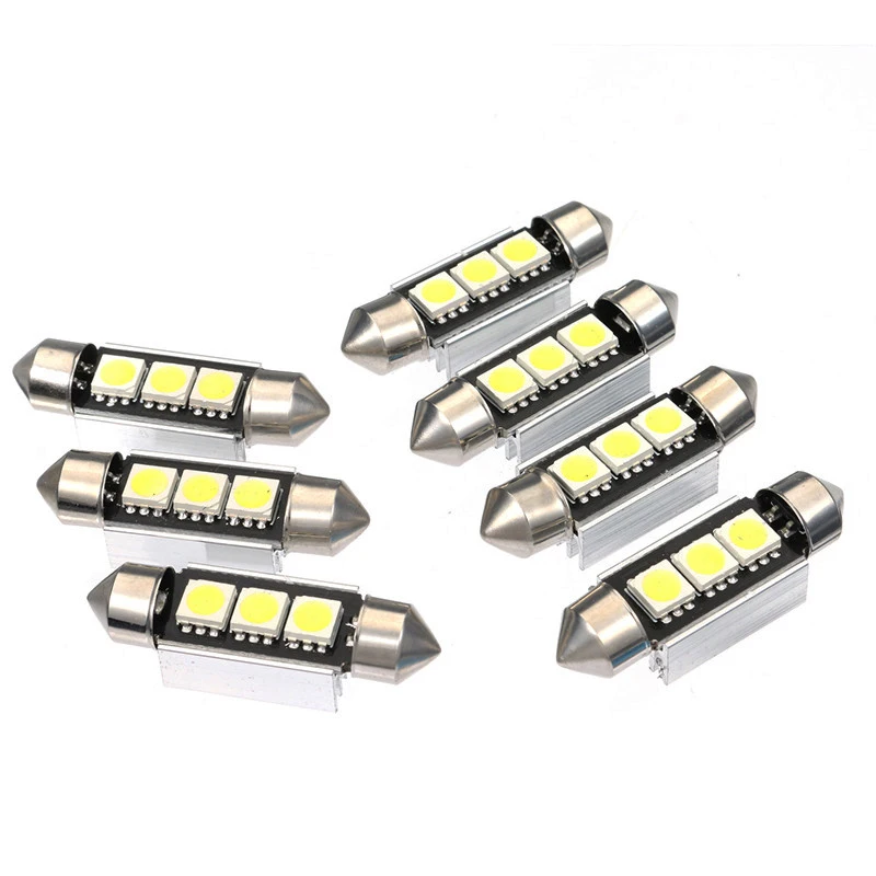 License Plate Light Bulbs Car LED Interior Light 21pcs/set Dome map Lamp Kit for BMW E46 Sedan M3 1999-2005 led light bulbs