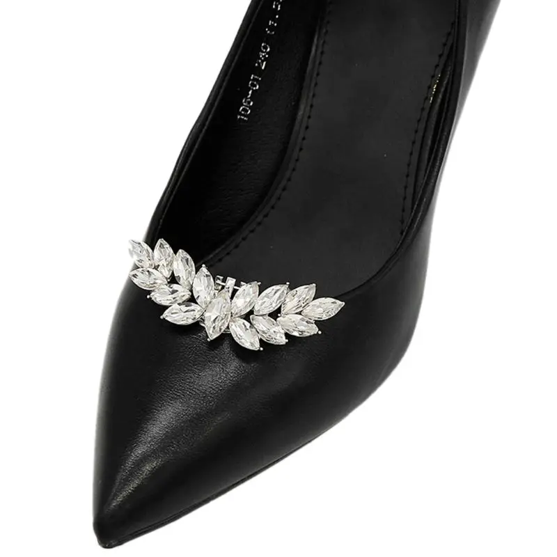 Зажим Стразы для обуви, подвески «сделай сам» в виде крыльев, женская свадебная мода, украшение на каблуках аксессуары для пряжки для обуви, оптовая продажа и Прямая поставка