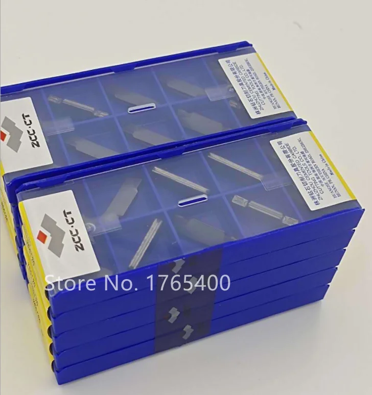 ZCC.CT 10pcs  KGT200, KGT300, KGT400, KGR200,KGR300,KGR400 for steel Parting Carbide Insert CNC Milling lathe and Turning cutter