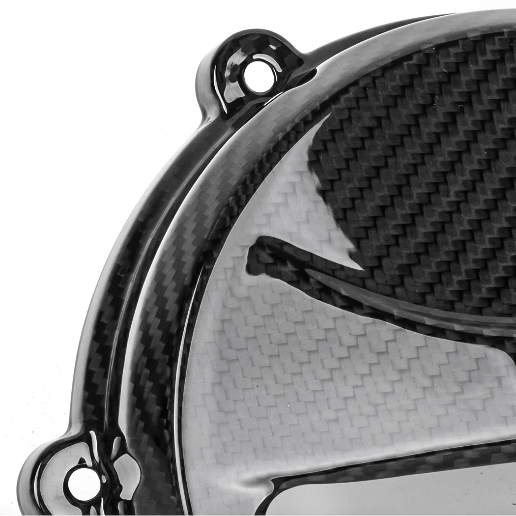 Full Carbon Fiber Engine Cover Protection Twill Weave Motorcycle Parts For Ducati Panigale V4 2018 2019 2020 2018+