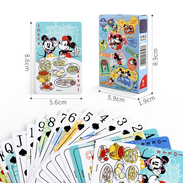 Juego de cartas de los Vengadores de Frozen para niños y adultos, juego de cartas de papel, juego de cartas de escritorio informal, juego de cartas