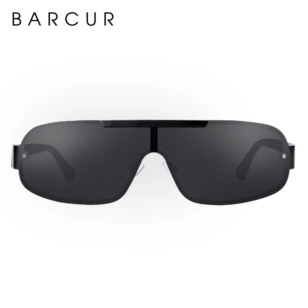 BARCUR Sport Men Polarized Sunglasses Pilot Sun Glasses UV400 Oculos De Sol