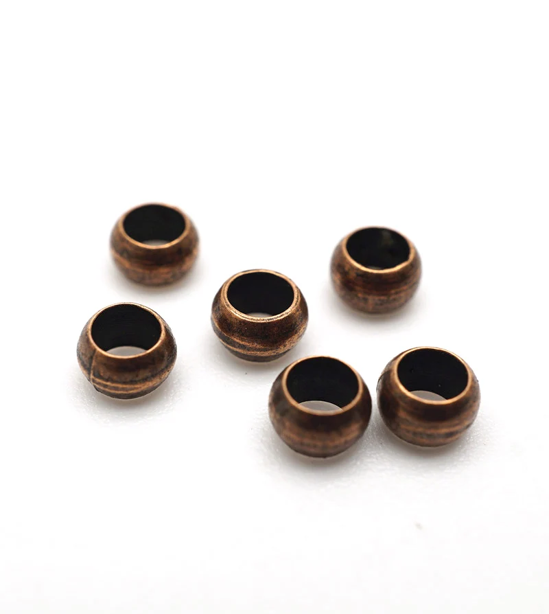 500/Lot Ende Perlen Silber Gold Überzogene 1.5/2/2.5/3/3.5/4mm Dia Crimp Perlen Legierung Perlen Für Schmuck Machen Schmuck DIY Finding – Detail 9