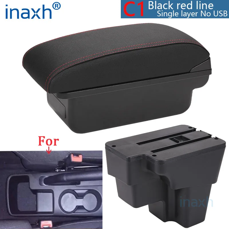 Voor KIA RIO Armsteun Doos Voor KIA STONIC KIA Rio lx Cerato Auto Armsteun Retrofit deel Opbergdoos Auto accessorie Zuid-amerika - afbeelding 1