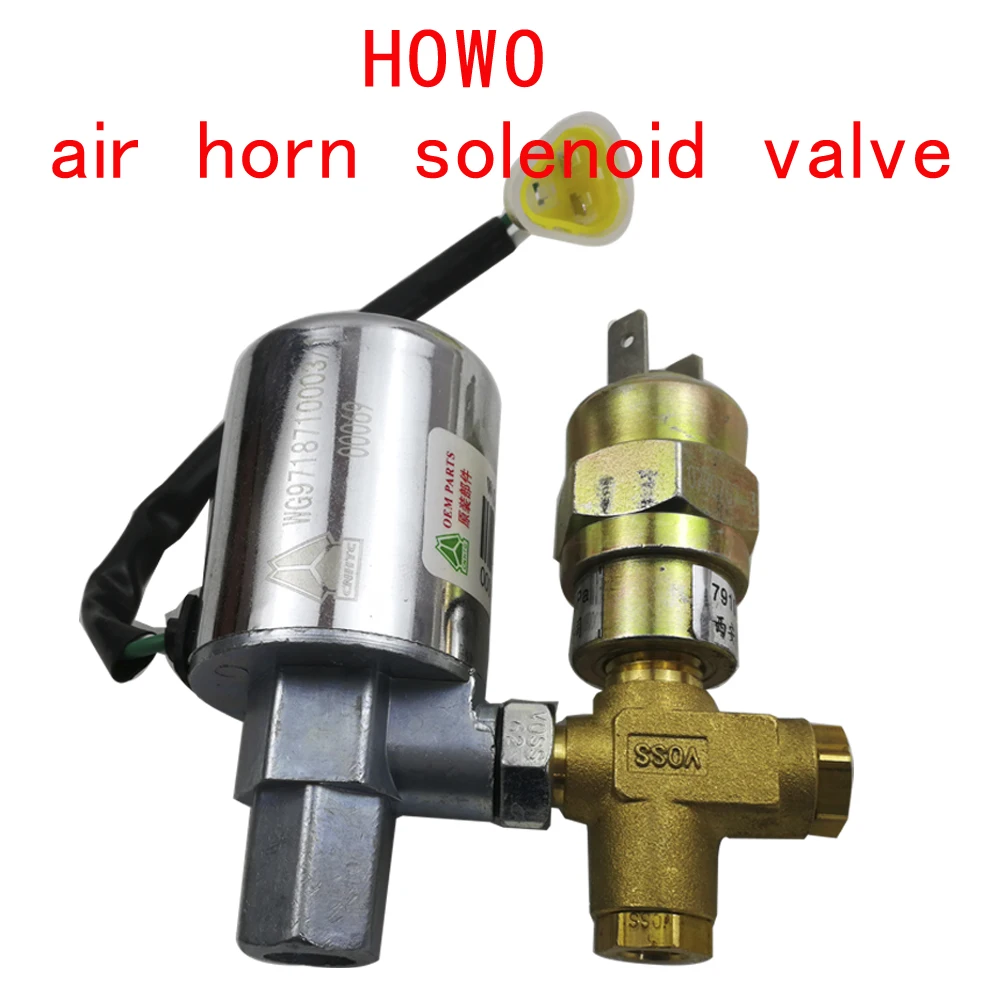 supply Sinotruk parts HOWO 7 371 380 horsepower Air Horn Solenoid Valve Air pressure signal switch Air Horn Switch Accessories