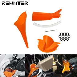 Motorcycle Transmission Crankcase Fill Funnel Primary Case Oil Fill Funnel Cover Sealing O-Ring For Harley Touring Dyna Softail