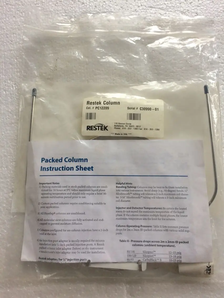 For Imported RSTEK Packed Column PC12209 Consumables