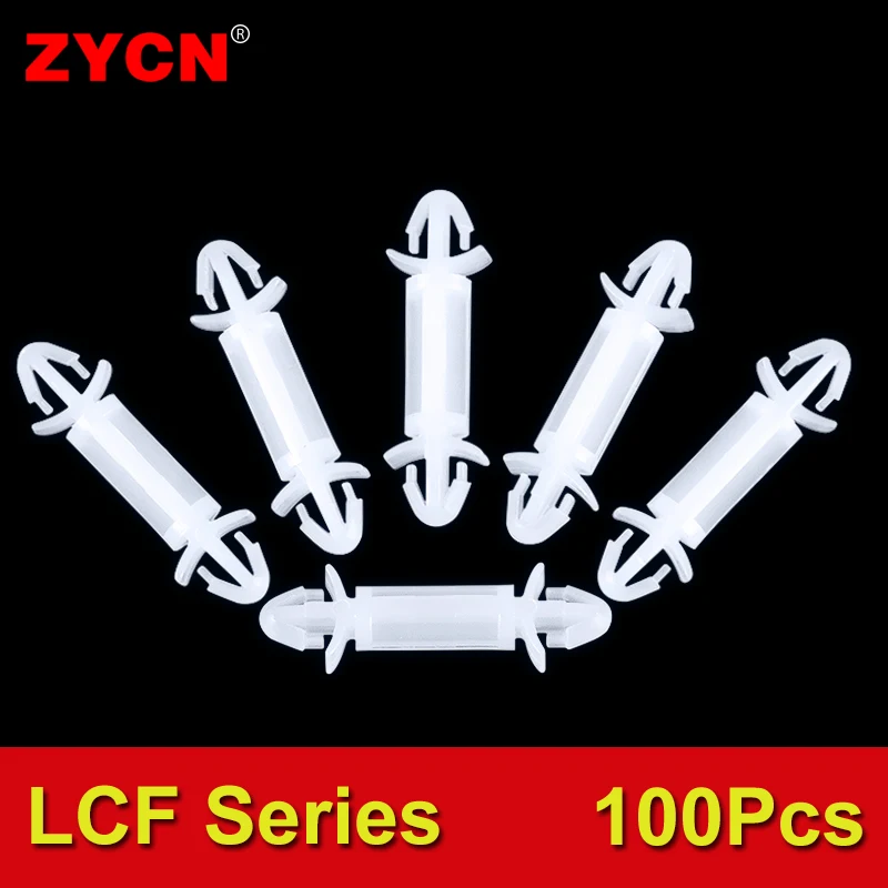 LCF Nylon PC Board Isolation Column Circuit Bracket PCB Computer Hole3.0mm Plastic Reverse Locking Standoff Spacer Pillar 100PCS