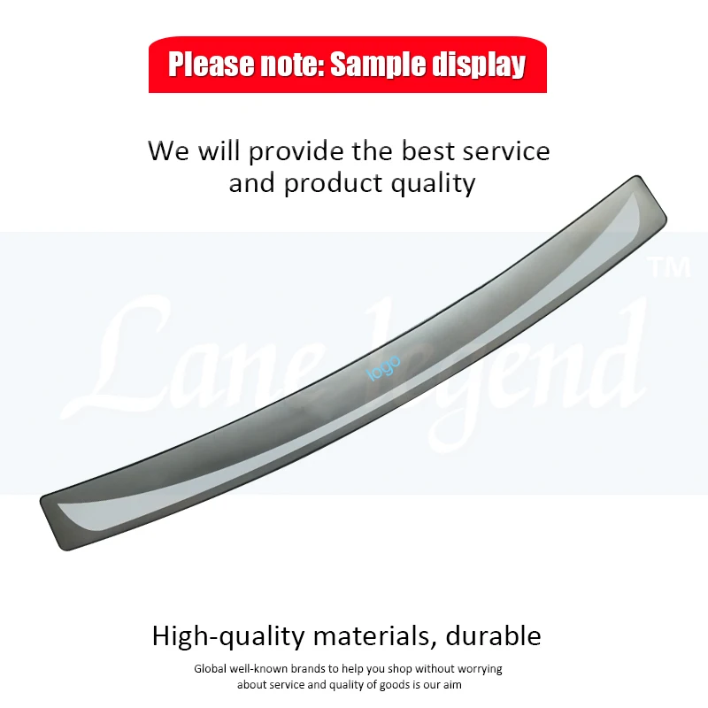 Car accessories Stainless Steel Rear Bumper Protector Sill Trunk Tread Plate Trim For Skoda Fabia 2015 2016 2017